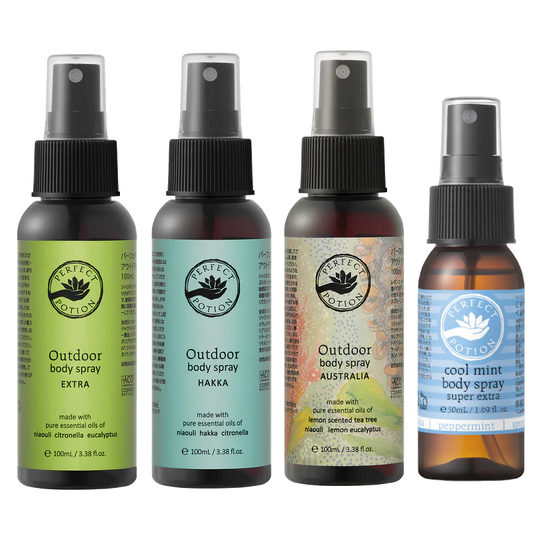 【ブラックフライデー限定】アウトドアボディスプレー3種+クールミントボディスプレー セット