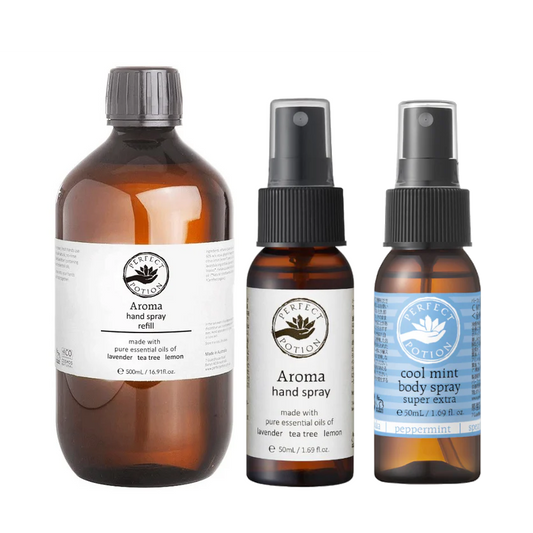 【ブラックフライデー限定】アロマハンドスプレー(本体+リフィル)+クールミントボディスプレーセット