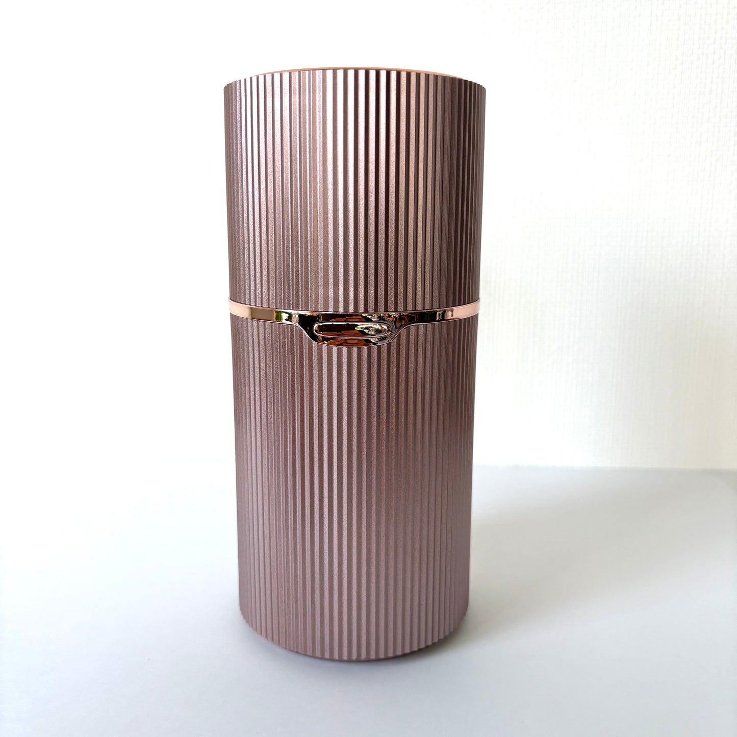 ワンダーミスト コードレス(充電式)超音波アロマディフューザー【ローズゴールド】