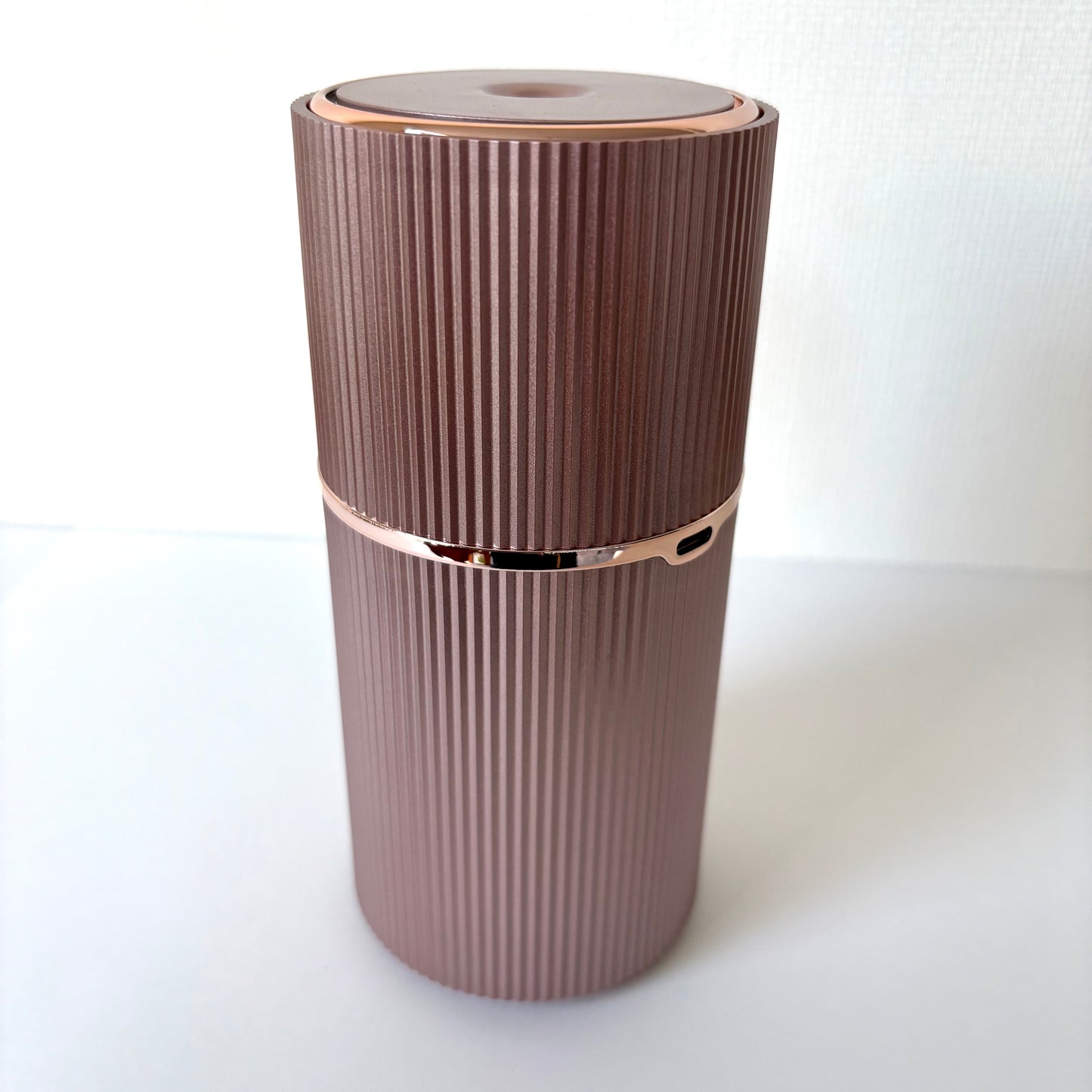 ワンダーミスト コードレス(充電式)超音波アロマディフューザー【ローズゴールド】