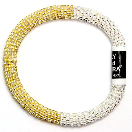 リリーアンドローラ ブレスレット シルバー&ゴールド カラーブロック