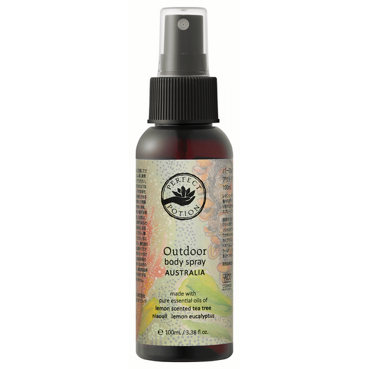 【2025 リニューアル】アウトドアボディスプレー オーストラリア 100mL|シトロネラやレモンユーカリなど自然由来成分100%の夏のお出かけ用ボディスプレー