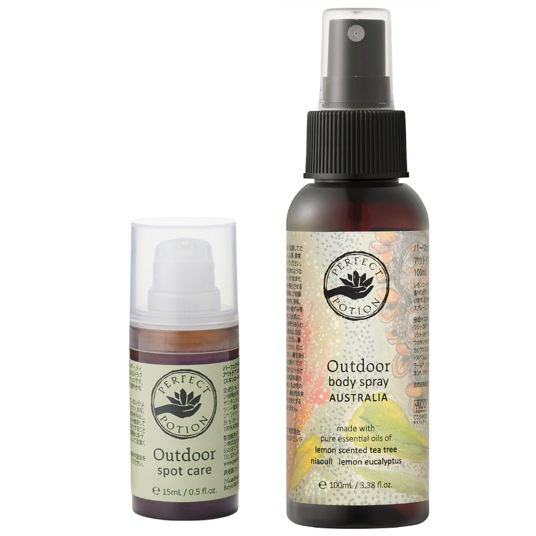 アウトドア スポットケア セット(2025 リニューアル オーストラリア 100mL+アウトドア スポットケア ローション15mL)