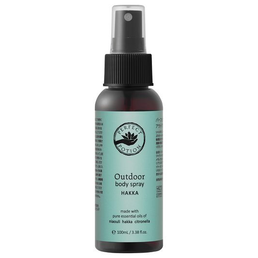 【2025 リニューアル】アウトドアボディスプレー ハッカ 100mL|シトロネラやハッカなど自然由来成分100%の夏のお出かけ用ボディスプレー
