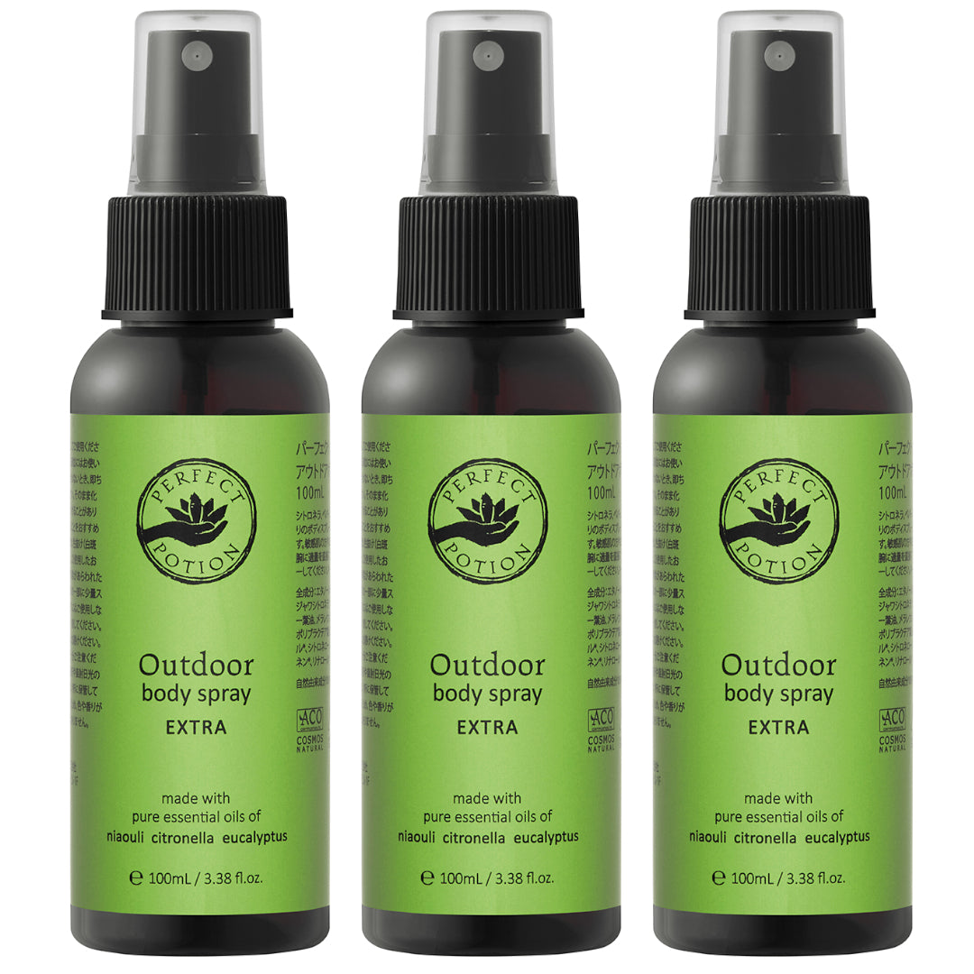 【2025 リニューアル】アウトドアボディスプレー エクストラ 100mL (3本セット)