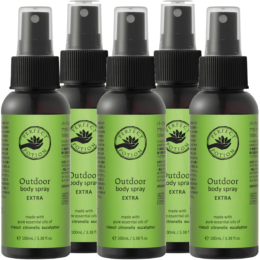 【2025 リニューアル】アウトドアボディスプレー エクストラ 100mL (5本セット)