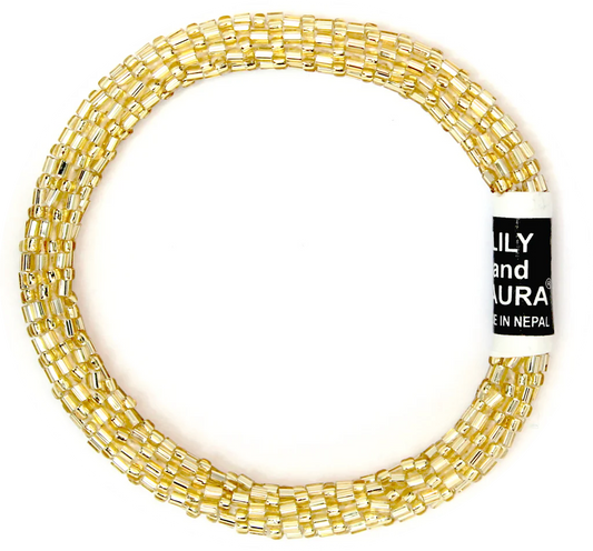 リリーアンドローラ ブレスレット ラウンド&カット ソリッド ゴールド