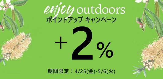 ＋2％ポイントアップキャンペーン