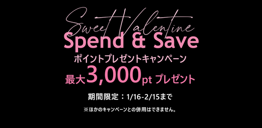 ポイントプレゼントキャンペーン 最大3,000ポイントプレゼント 2/15まで