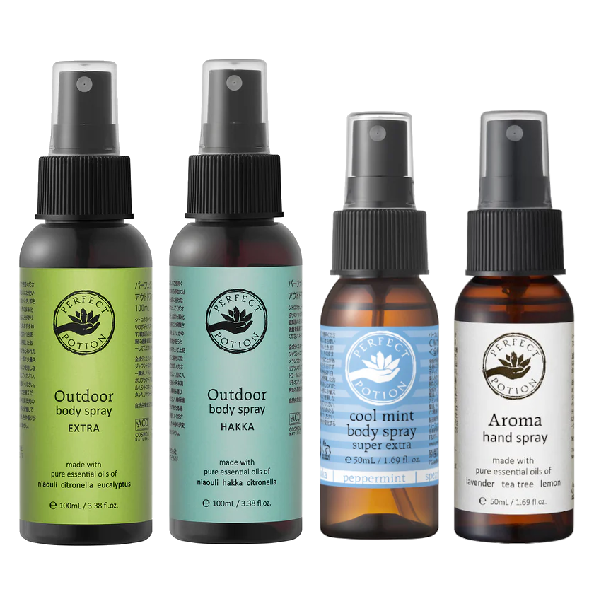 【ブラックフライデー限定】アウトドアボディスプレー（エクストラ・ハッカ）＋クールミントボディスプレー＋アロマハンドスプレーセット