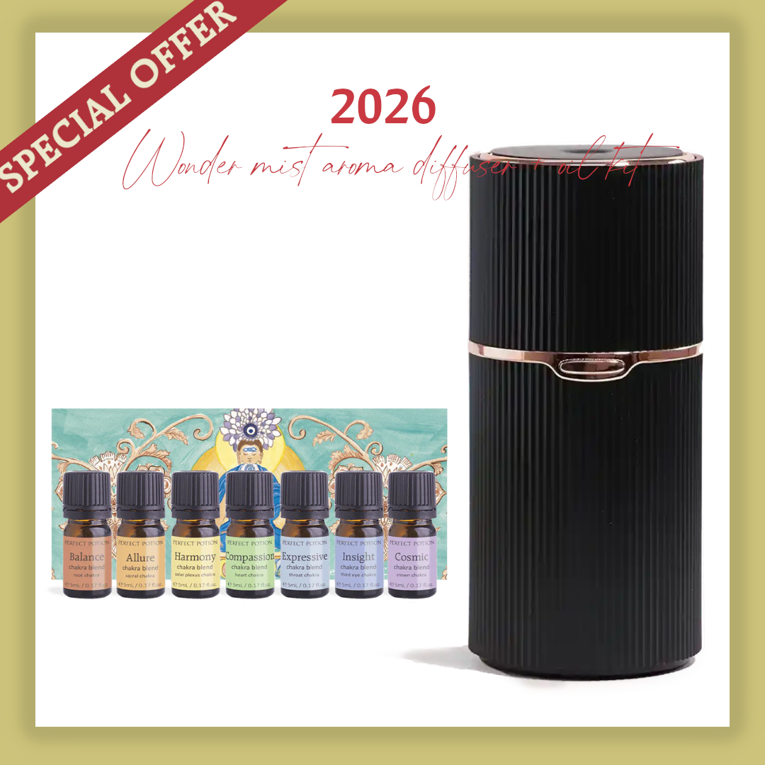 【期間限定】チャクラオイルキット＋ワンダーミスト コードレス アロマディフューザー セット