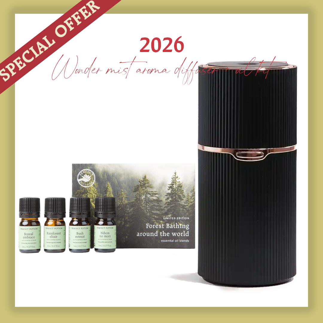 【期間限定】フォレスト ベイシング アラウンド ザ ワールド キット＋ワンダーミスト コードレス アロマディフューザー セット