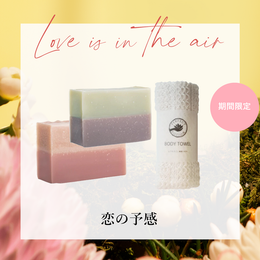 【期間限定】ハンドメイドソープセット（ハンドメイドソープ2個＋オリジナル ボディタオル）
