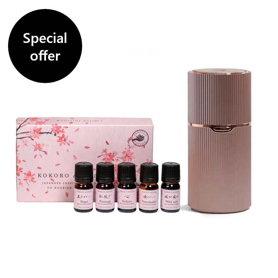 ココロ コレクション＋ワンダーミスト コードレス アロマディフューザー セット